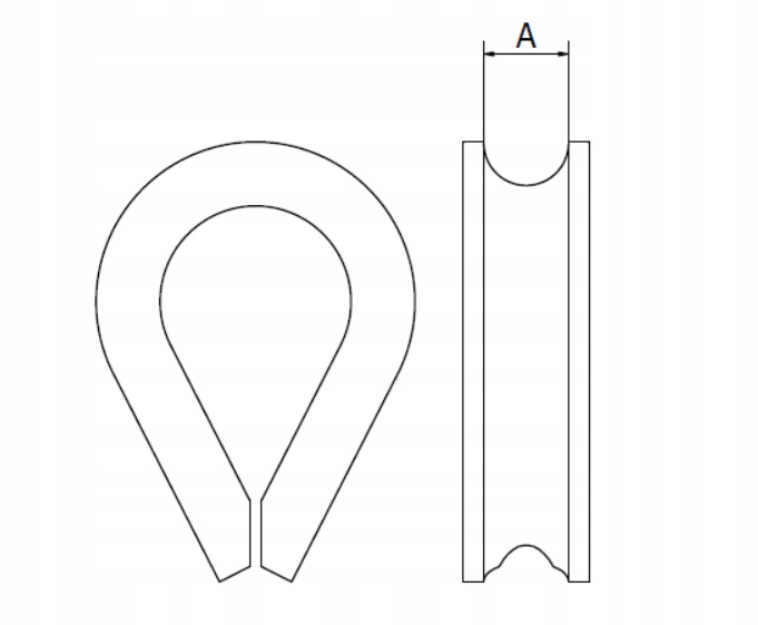 KAUSZA DO LIN 10 mm OCYNKOWANA Marka inna