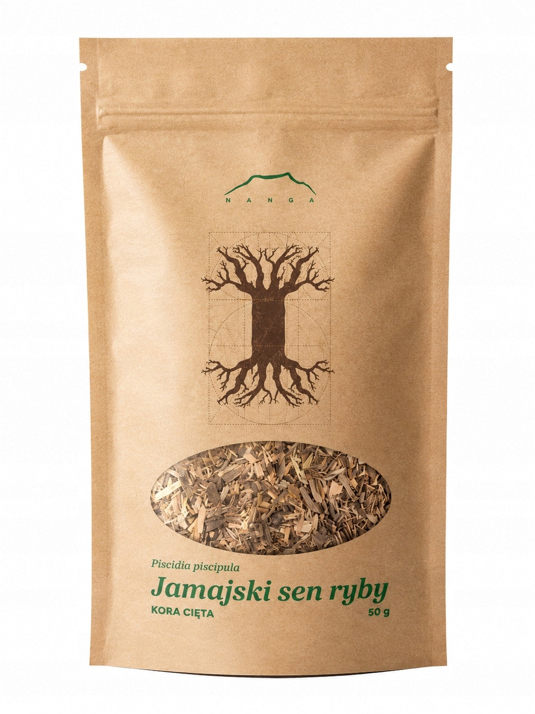 Dereń jamajski kora Piscidia piscipula jamajski sen relaks Nanga 50 g
