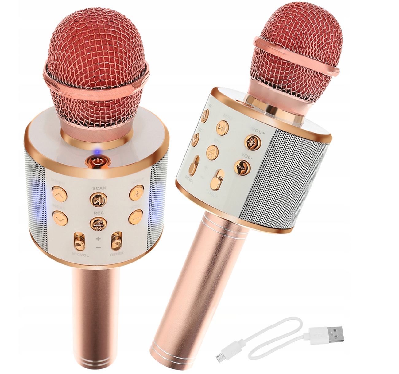 MIKROFON BEZPRZEWODOWY KARAOKE GŁOŚNIK BT