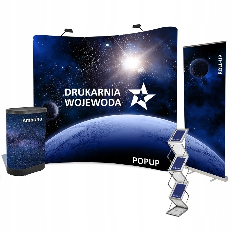 Zestaw targowy SPACE SYETEM WYSTAWIENNICZY, STOISKO PROMOCYJNE, TARGI