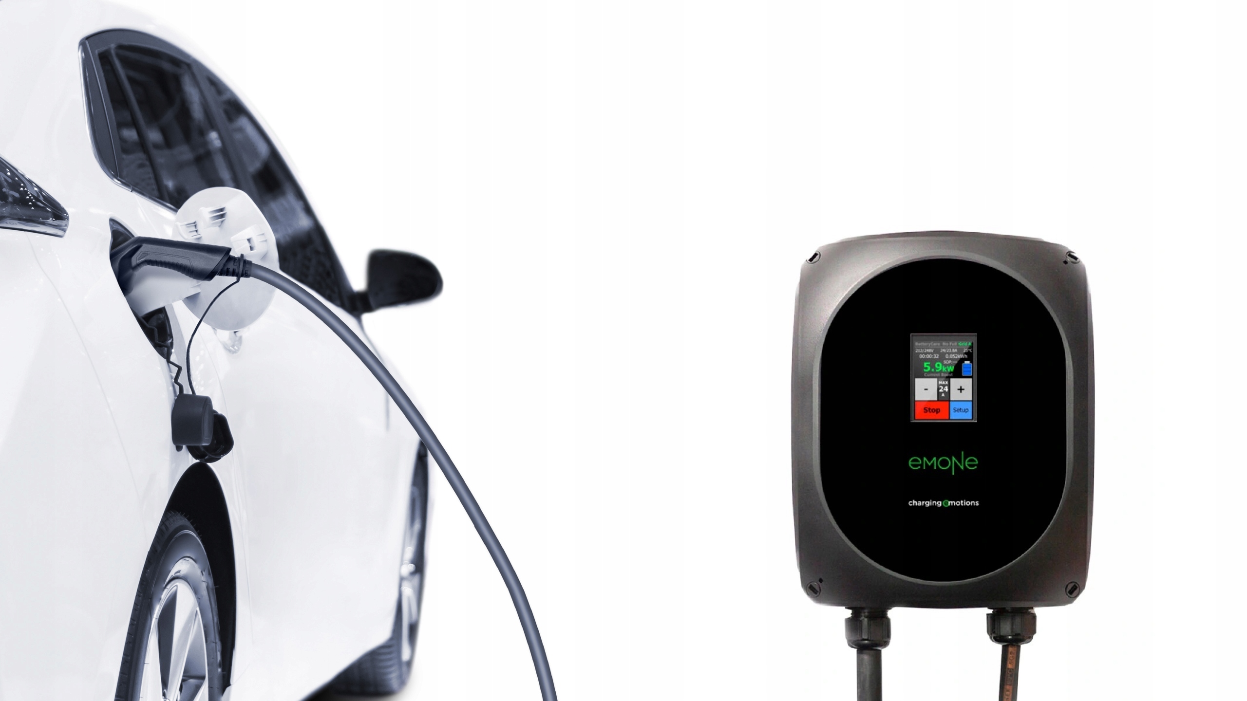 Ladowarka balansujaca Wallbox Typ 2 z WIFI 22kW Connector type Type 2