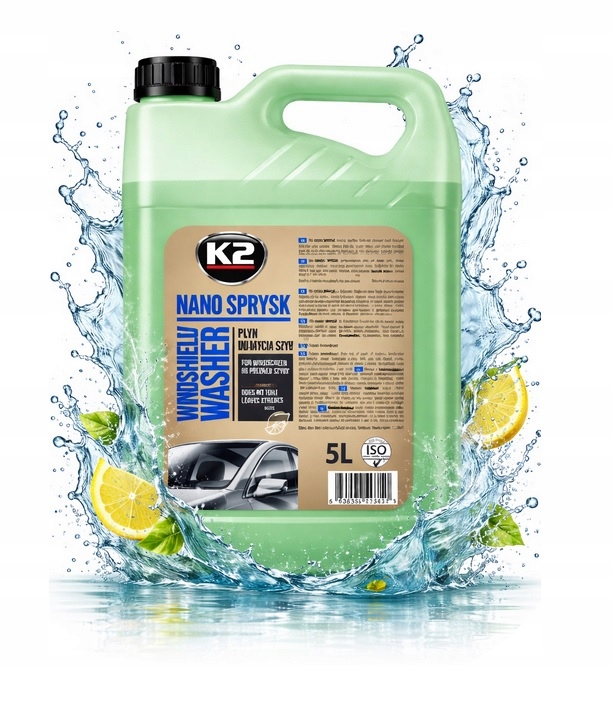 K2 płyn do spryskiwaczy 5 L letni perfumowany Nano Sprysk, zapach cytrynowy