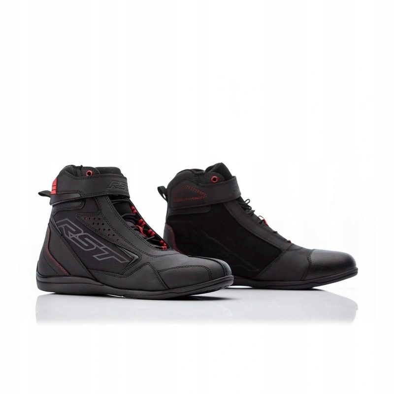 Pánske motocyklové topánky Rst Frontier Ce Black/red čierne Darčeky