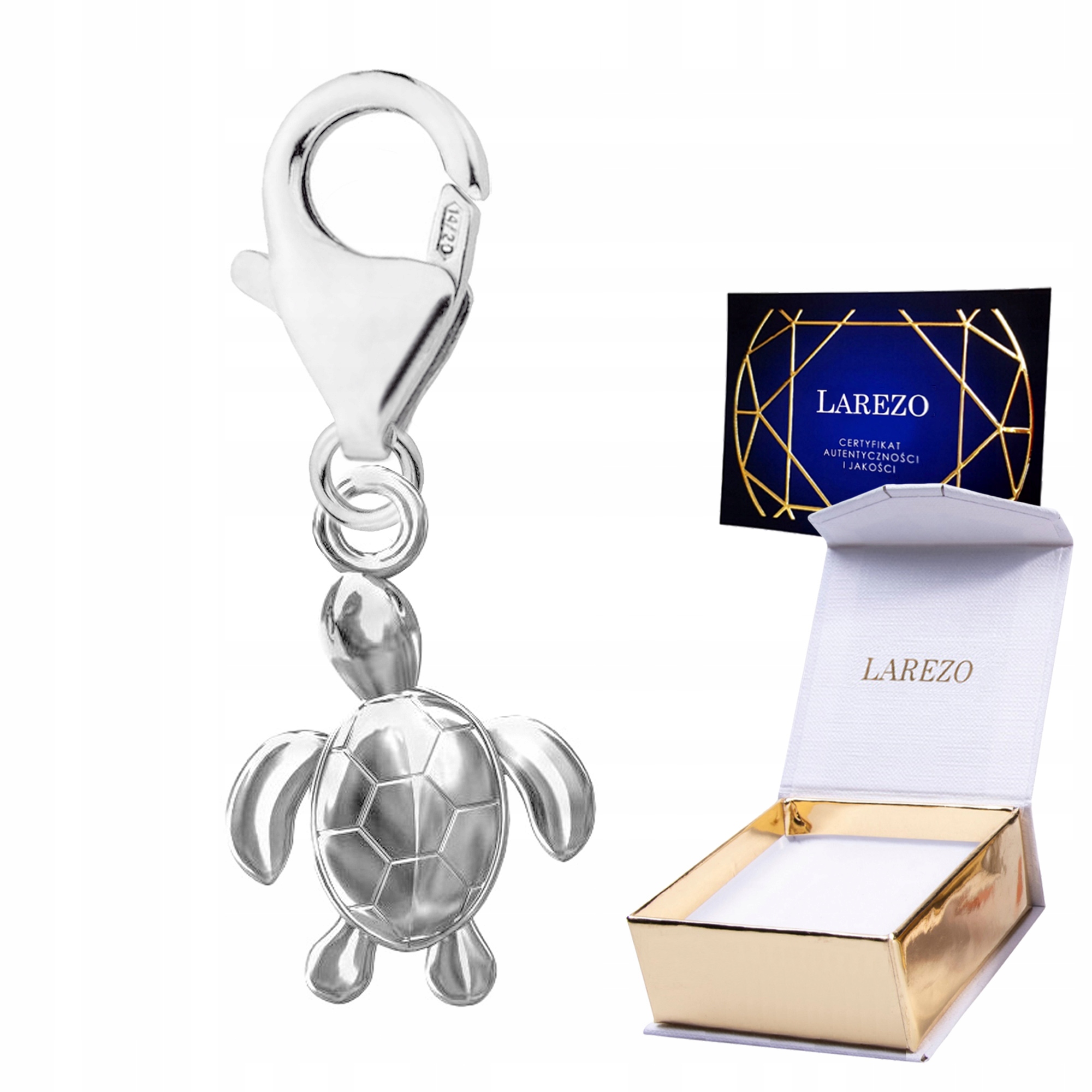 

Zawieszka wisząca Żółw Żółwik srebro 925