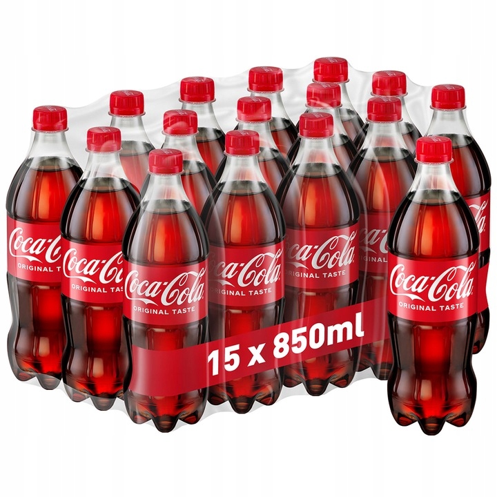 Coca Cola Original 850 ml 15szt zgrzewka Drs