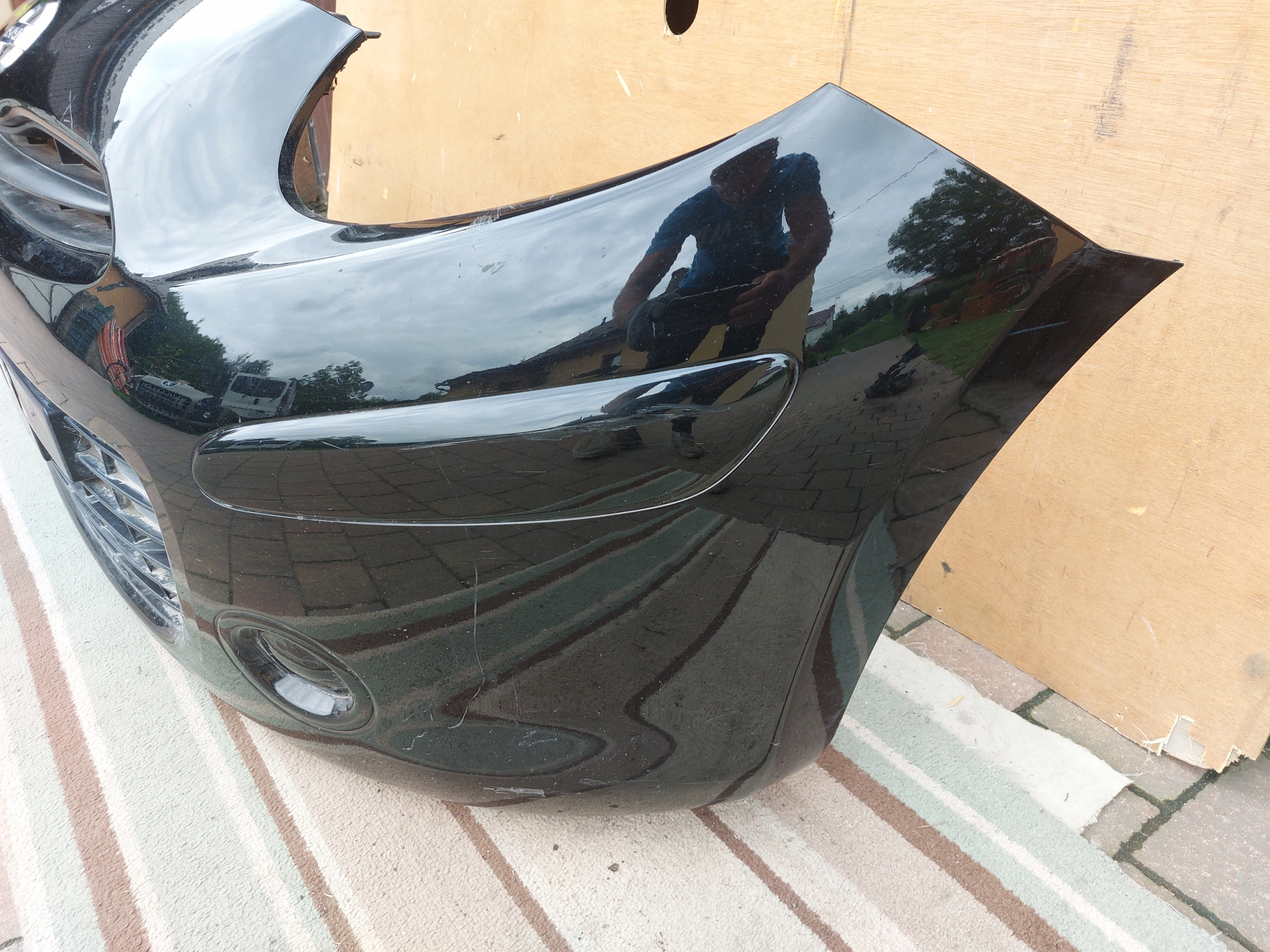 bumper front NISSAN MICRA K13 black 10-13r 11r