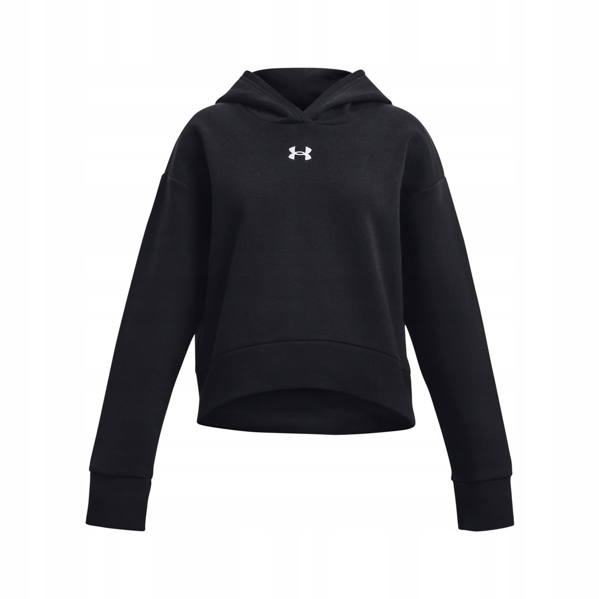 Dziewczęca bluza dresowa Under Armour Ua Rival Fleece Hoodie Czarny L