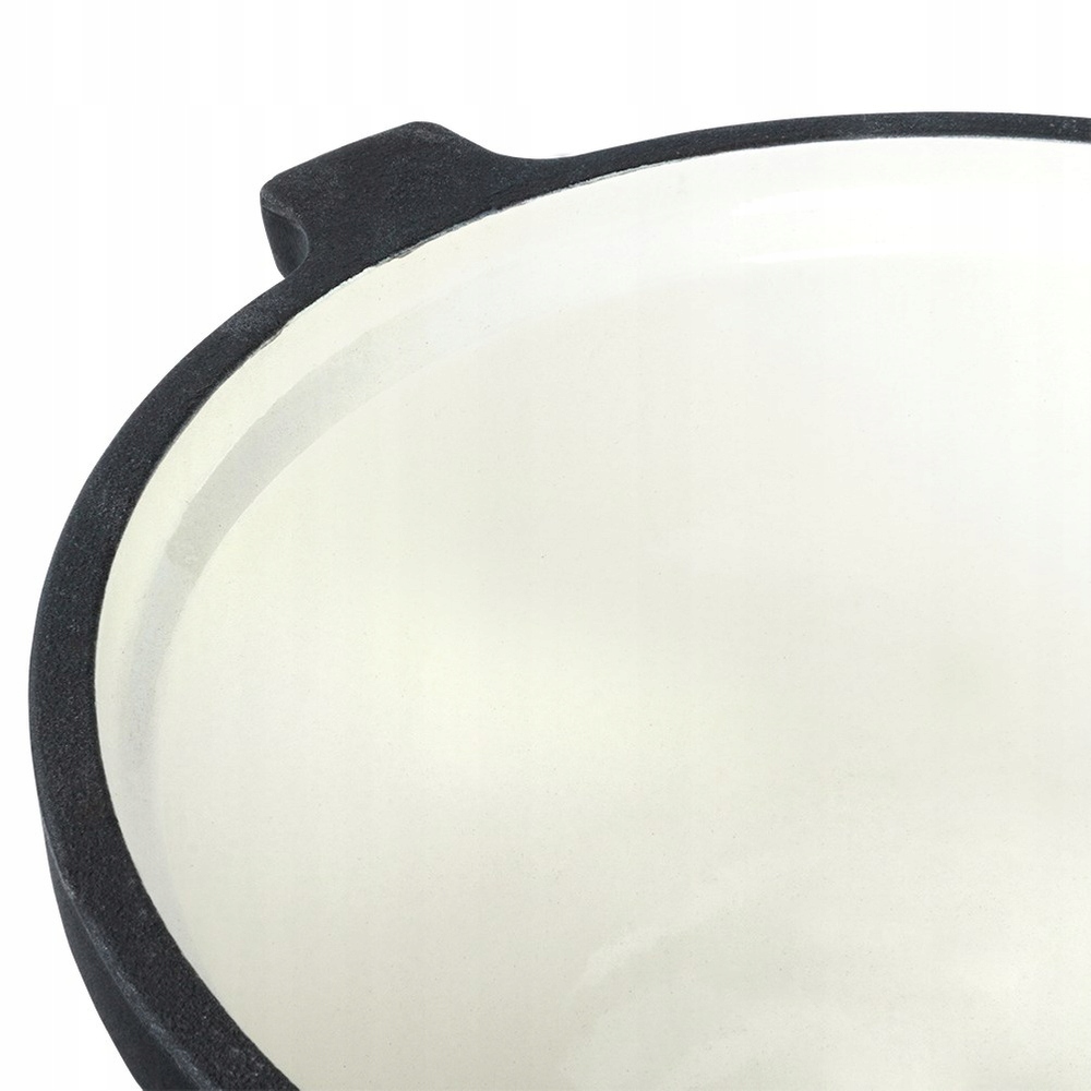 Kociołek ŻELIWNY EMALIOWANY garnek myśliwski na pieczonki ognisko 4L Waga produktu z opakowaniem jednostkowym 0.15 kg