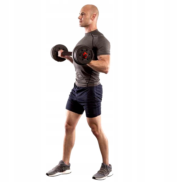 HANTLE 15KG ZESTAW 2x7,5KG OBCIĄŻENIE GRYF ŁĄCZNIK Zakres regulacji wagi 1-7.5 kg