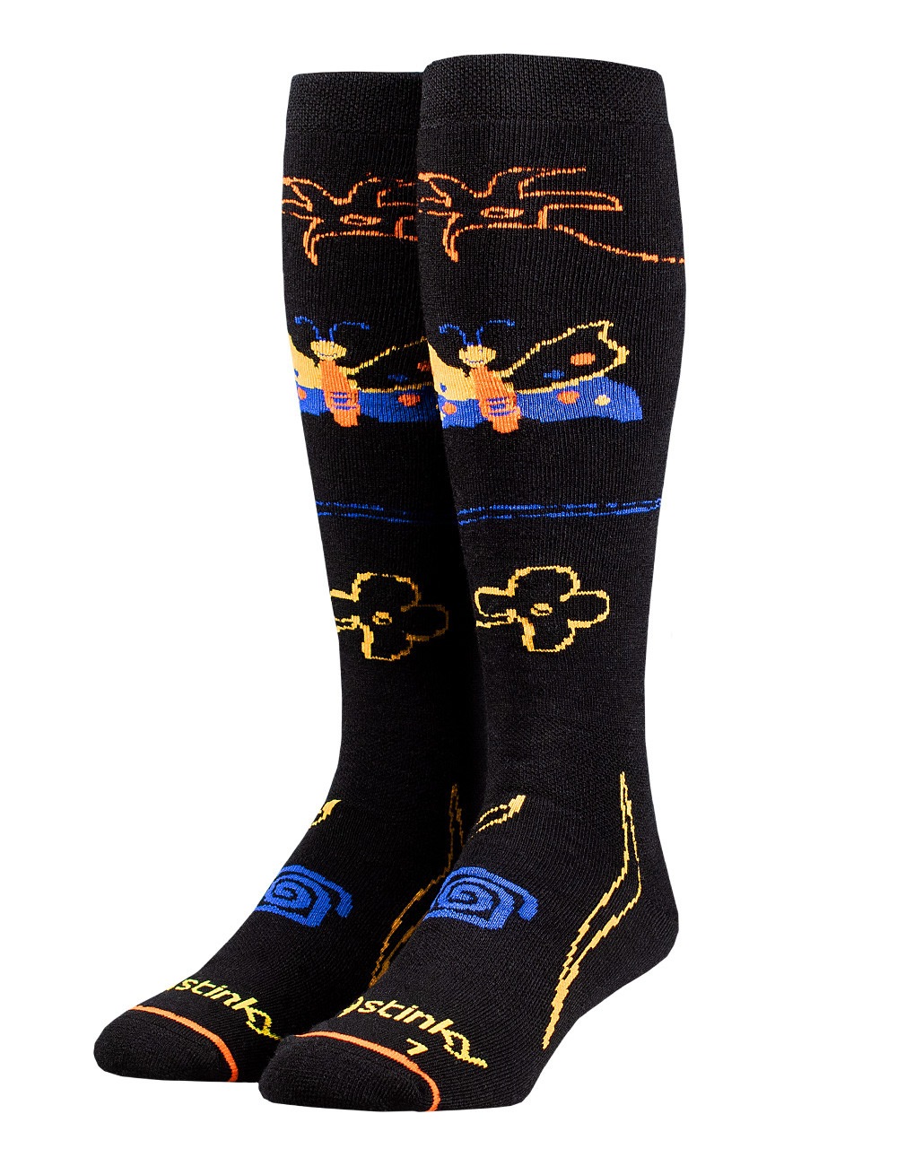 Skarpety narciarskie Stinky Socks Dark Existence Xs 32-37