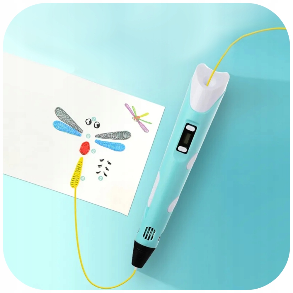 FILAMENT PLA 1,75MM WKŁADY DO DŁUGOPISU 3D MIX KOLORÓW FILAMENTY 200M Rodzaj filamentu PLA