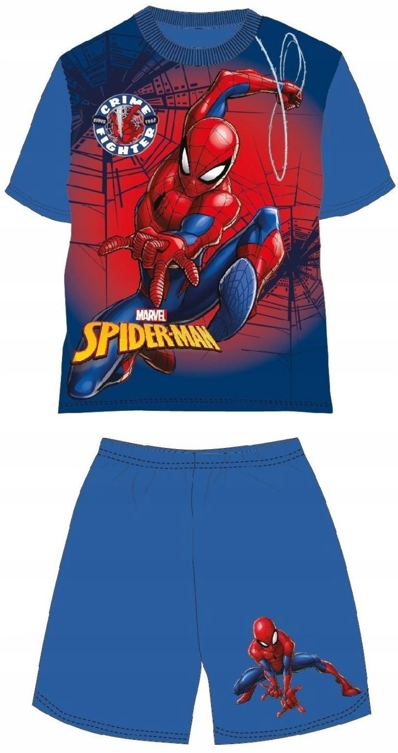 PYŽAMO SPIDERMAN PYŽAMO SPIDER-MAN KOMPLET TRIČKO + ŠORTKY 104 (4 ROKY)