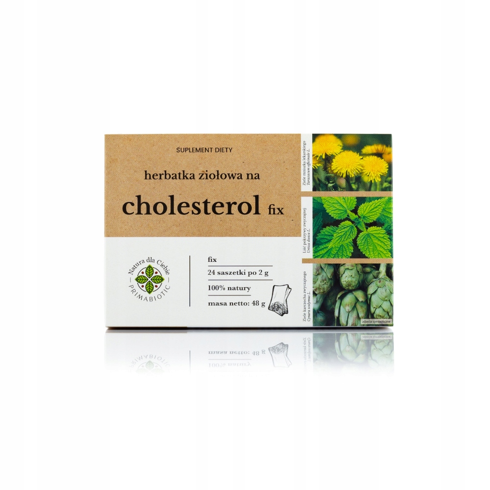 

Herbatka ziołowa na cholesterol fix (24 x 2 g)