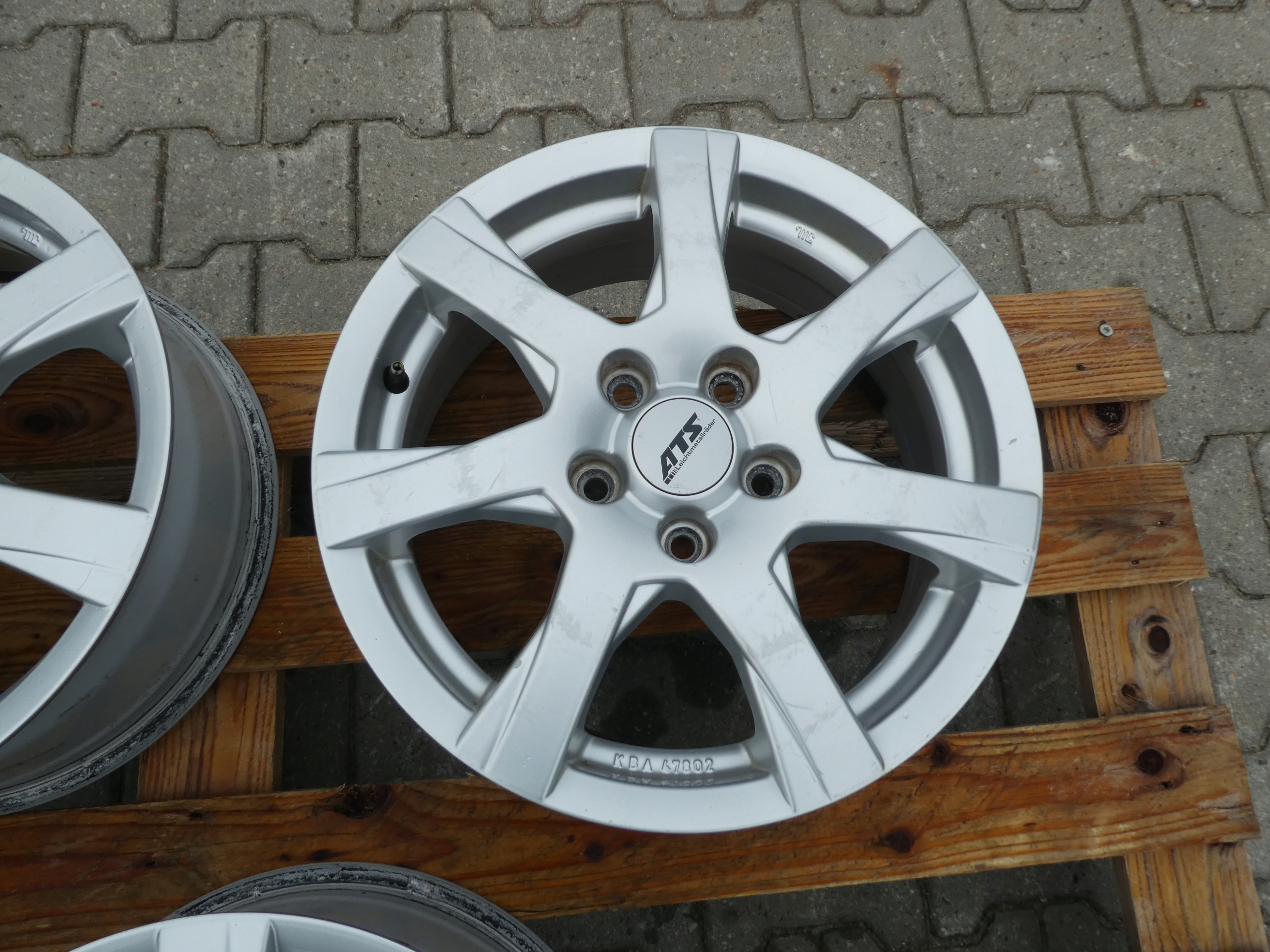 4X discs aluminium disc KBA 47802 VW 5X112
