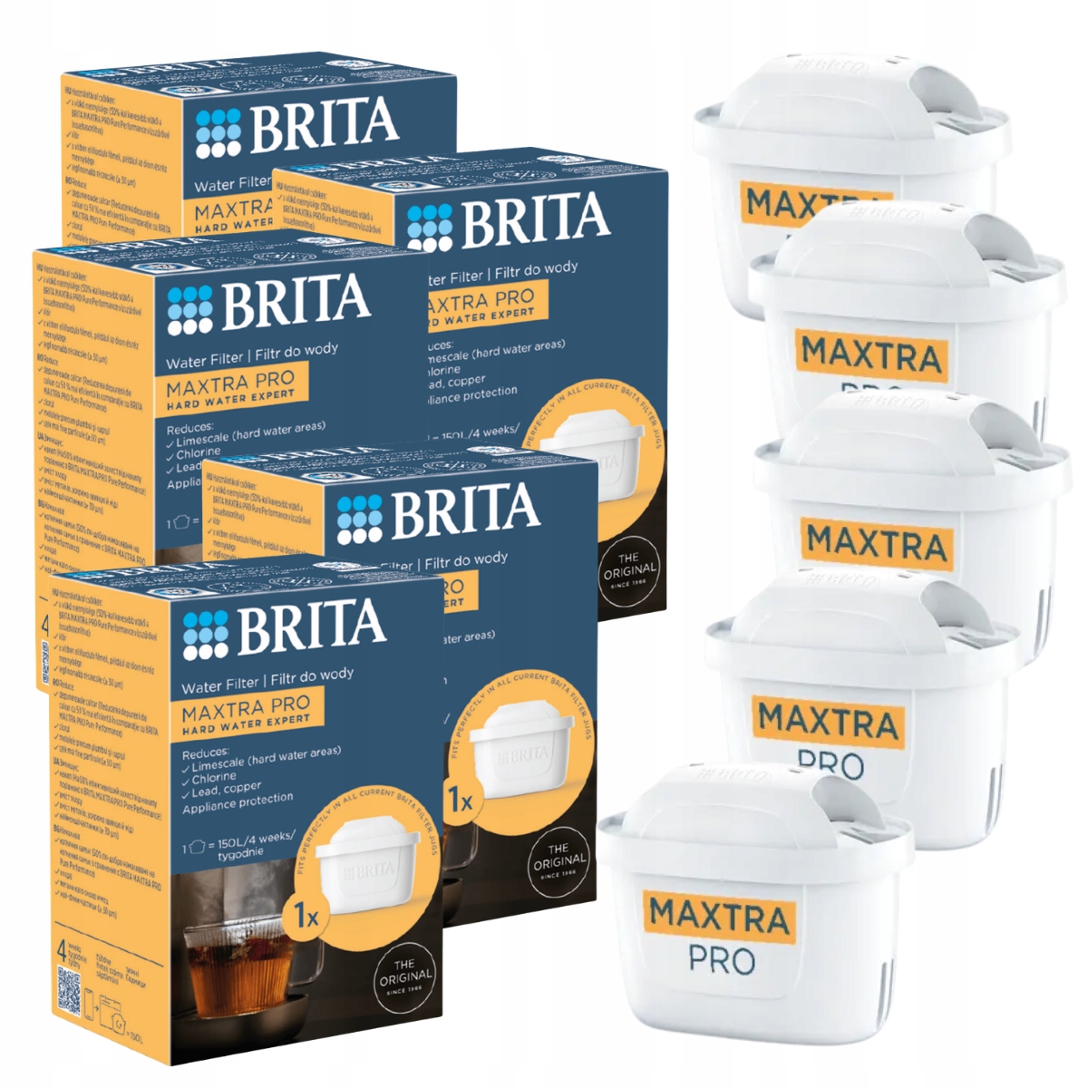 Brita Maxtra+ Hard Water Expert wkłady dzbankowe filtrujące zmiękczające