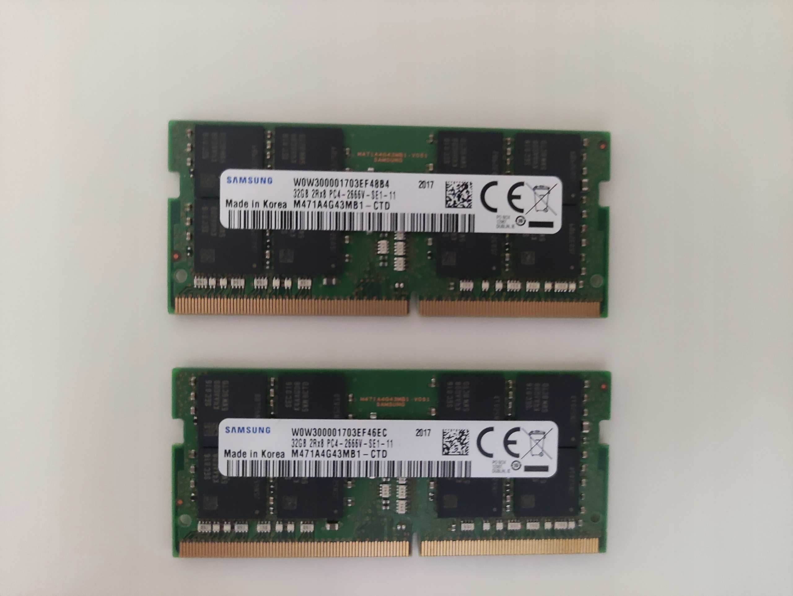 ノート用メモリ Samsung　SODIMM DDR4 32GB(8GB×4枚) 32gb Ram Ddr4 Sodimm Samsung - Niska cena na Allegro