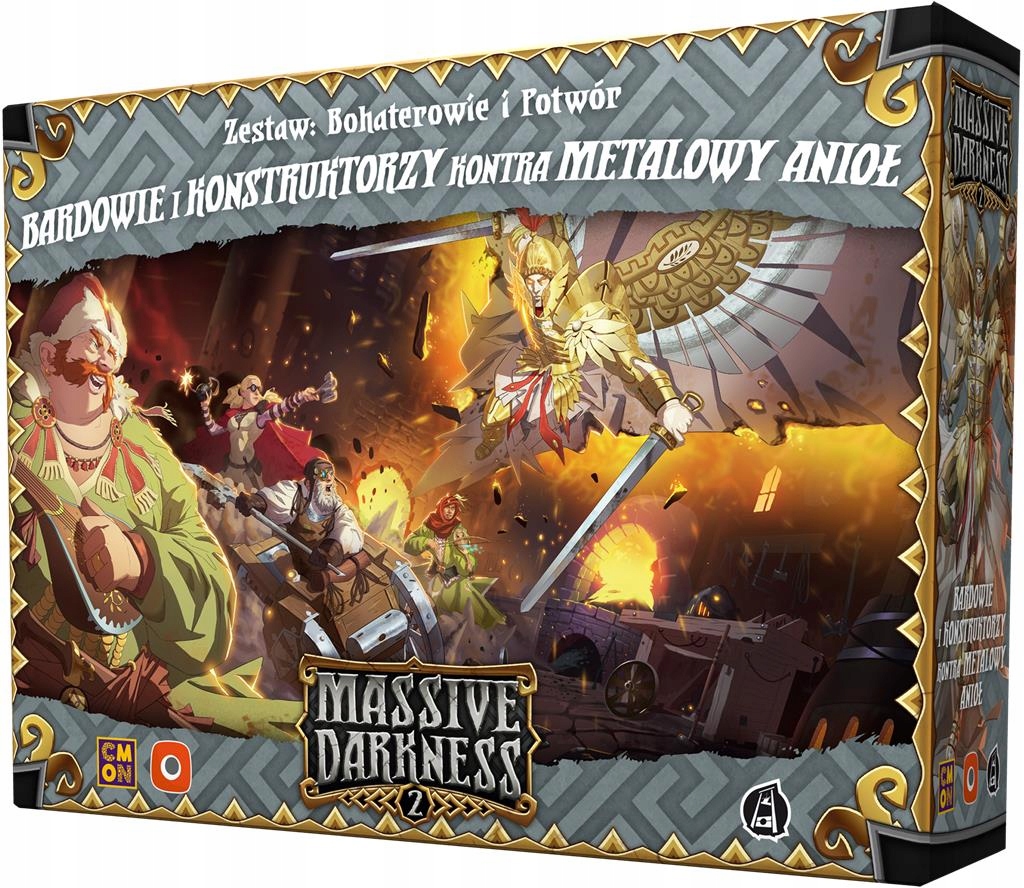 Massive Darkness 2: Zestaw Bardowie i Konstruktorzy kontra Metalowy Anioł