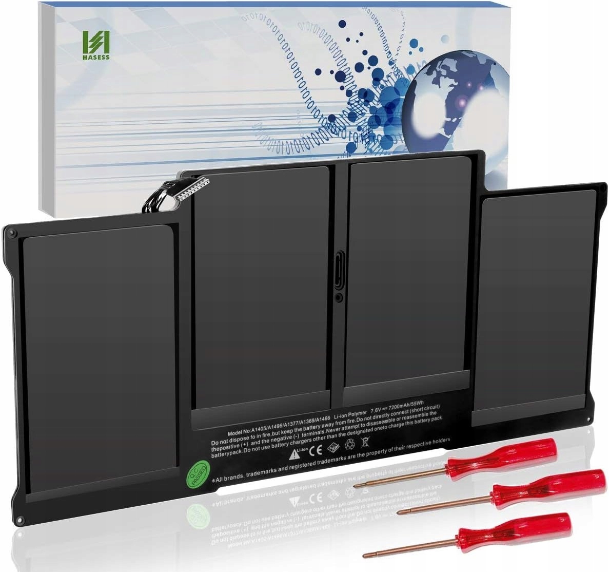 Bateria do Apple Air 13 cali A1496 A1466 A1369 litowo-polimerowa 7200 mAh