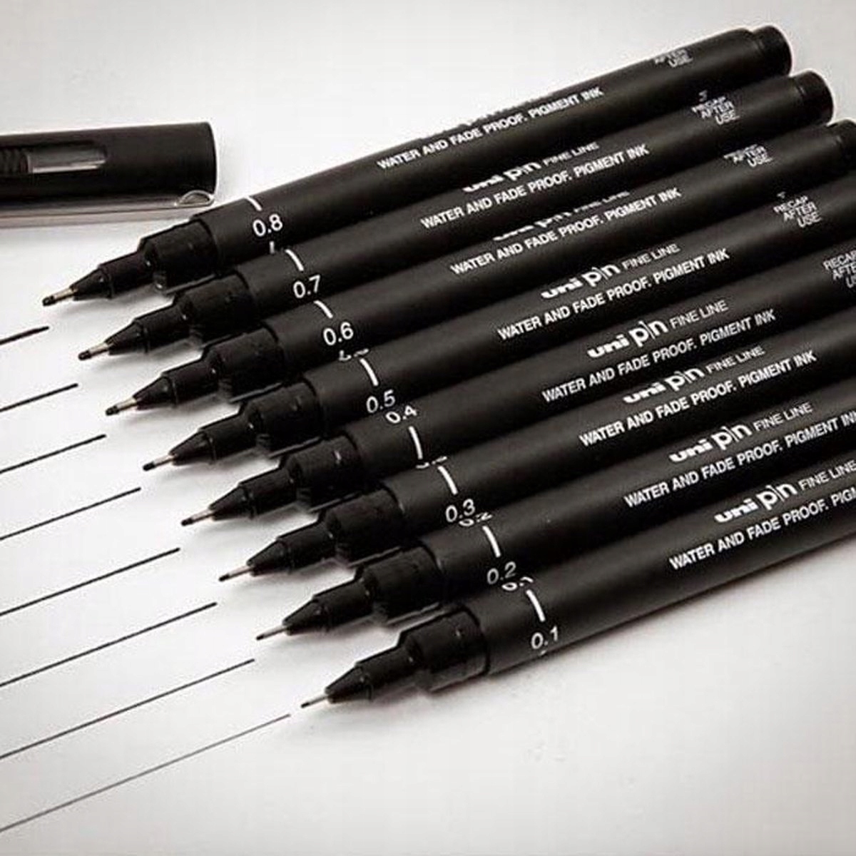 Сиреневые чернила коробка, 10 шт. Line i 0. Line i 0. Uni mitsubishi линеры. Линер stabilo point 88/6 0,4мм набор 6цв.