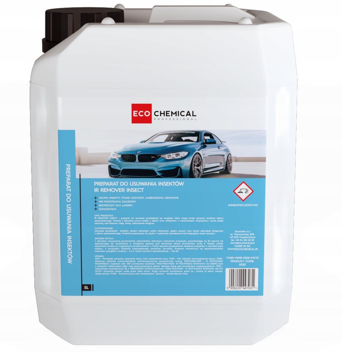 

Ir Remover Płyn Do Usuwania Owadów 5L Ecochemical