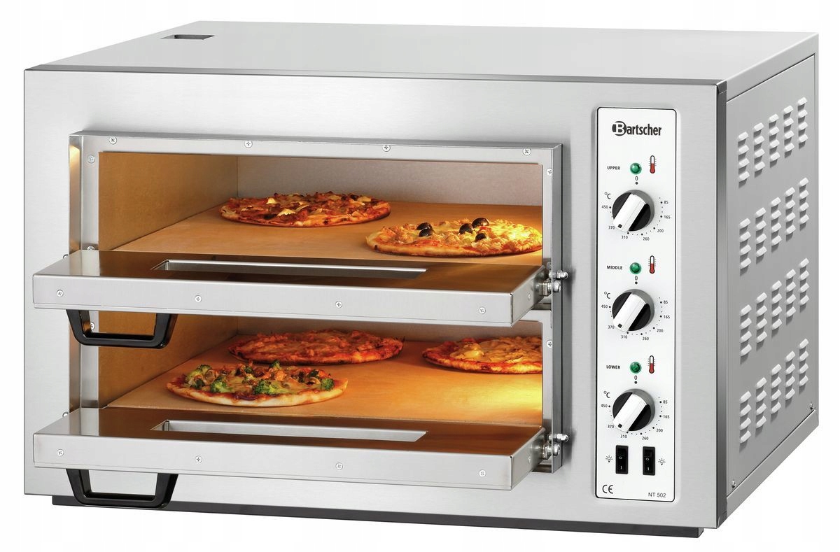 Piec do pizzy 6 kW 8 pizz Ø 25 cm BARTSCHER NT 502 EAN (GTIN) 4015613641003
