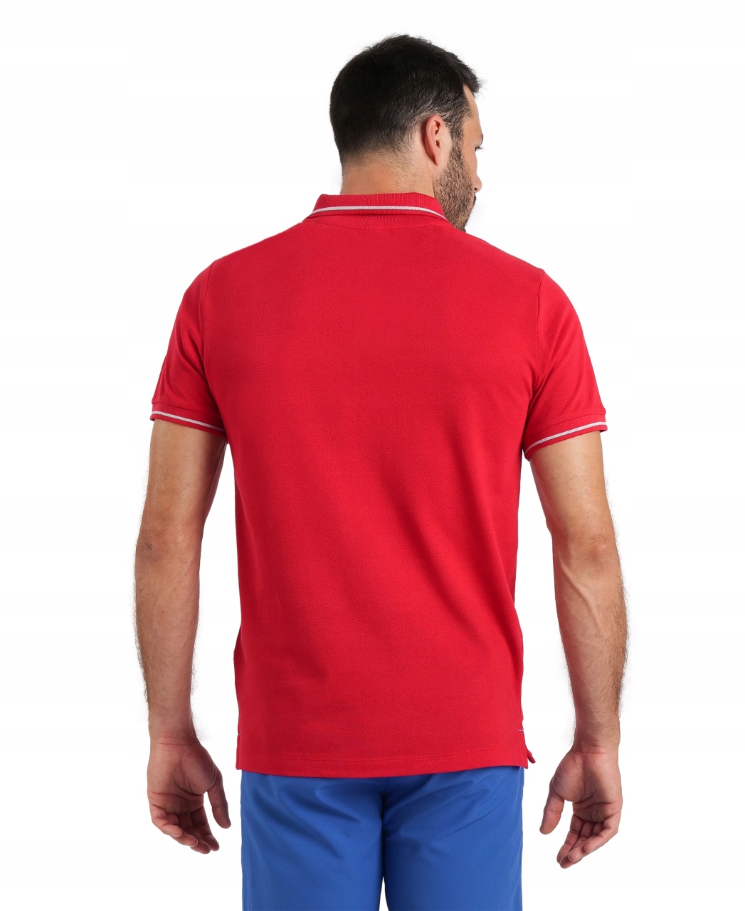 Koszulka Arena Team Poloshirt Solid Cotton S Kolor dominujący czerwony