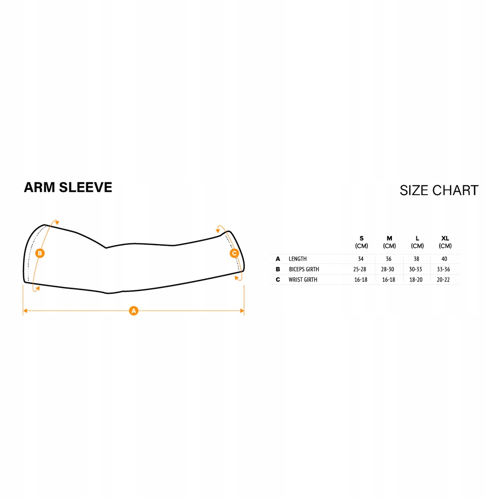 Rękaw gamingowy FragON (CZARNY | S) Rozmiar S