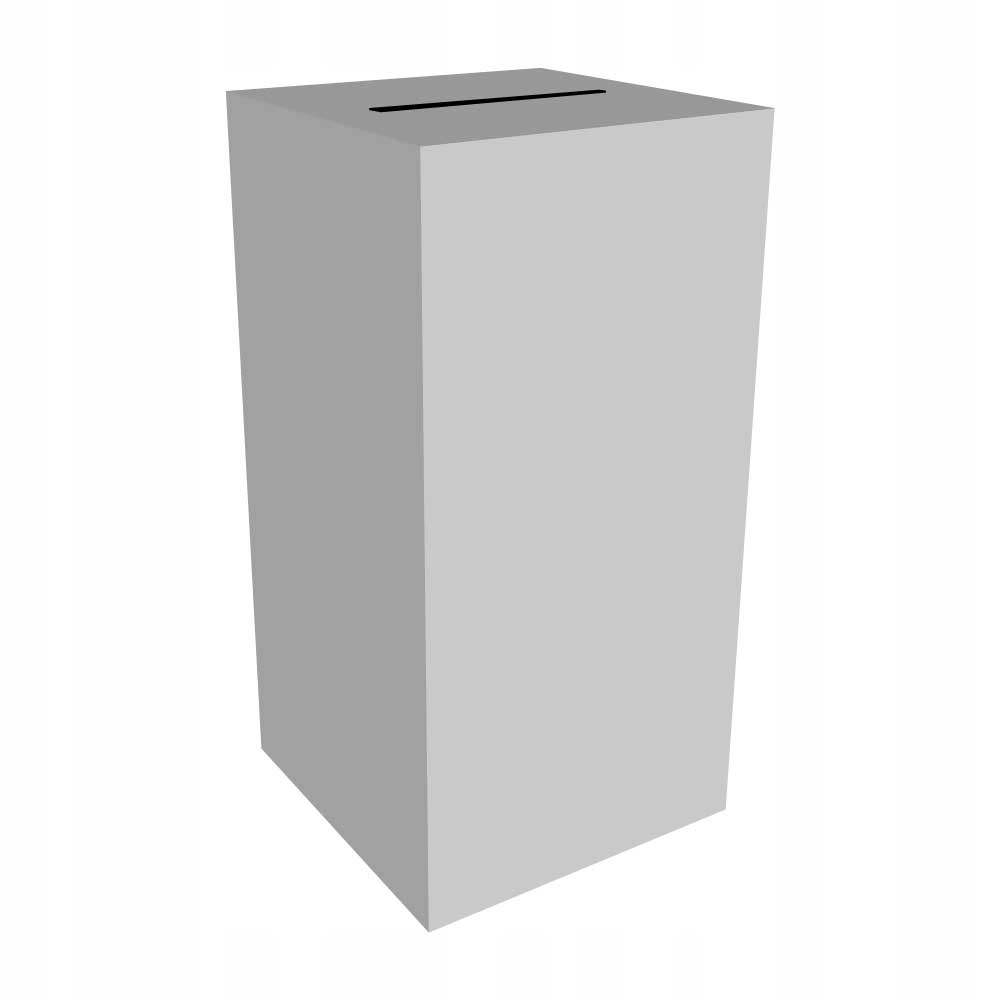 Urna do głosowania wyborcza 40x40x80cm z tworzywa