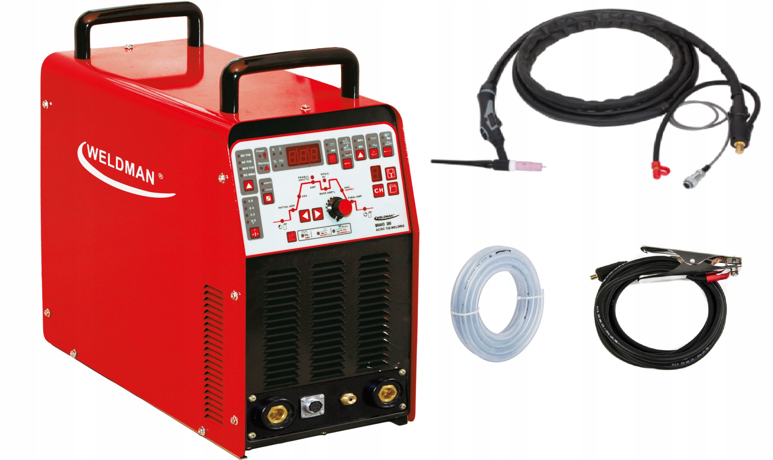 Spawarka inwertorowa BRAVO TIG 250 AC/DC WELDMAN