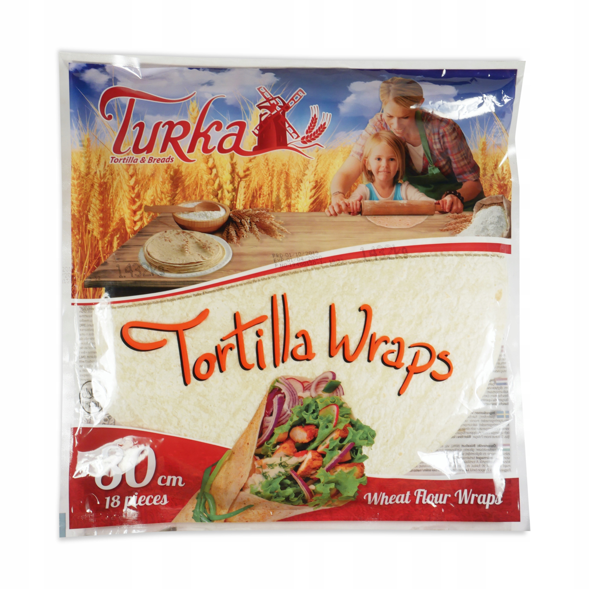 

Tortilla pszenna Turka 30cm 108szt Jakość