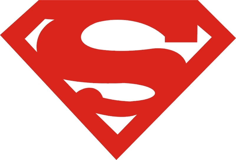 SUPERMAN Naklejka 403-4 P RÓZNE KOLORY