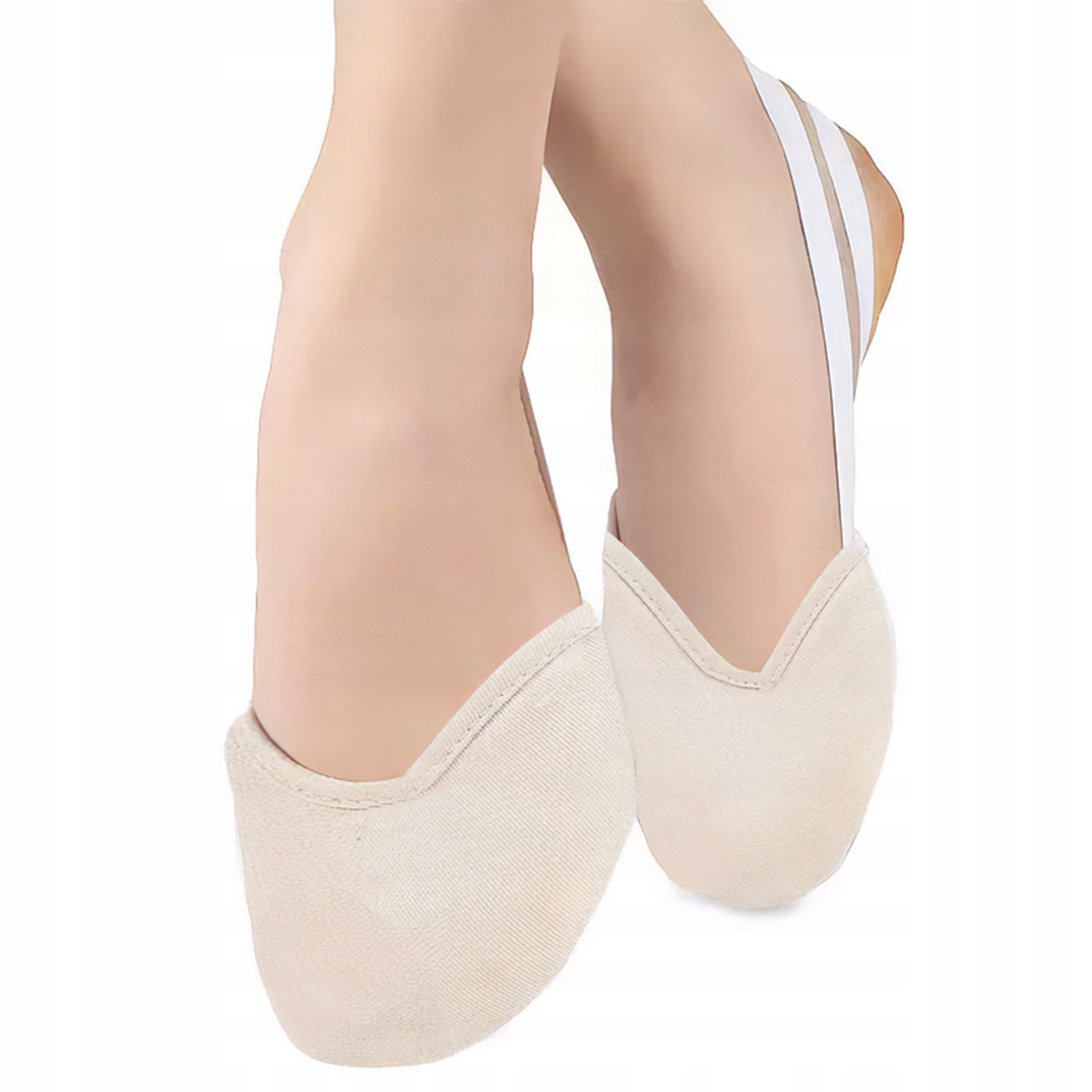 DAMSKIE NAPALCÓWKI BAWEŁNIANE DO TAŃCA BALETU GIMNASTYKI L 38-39