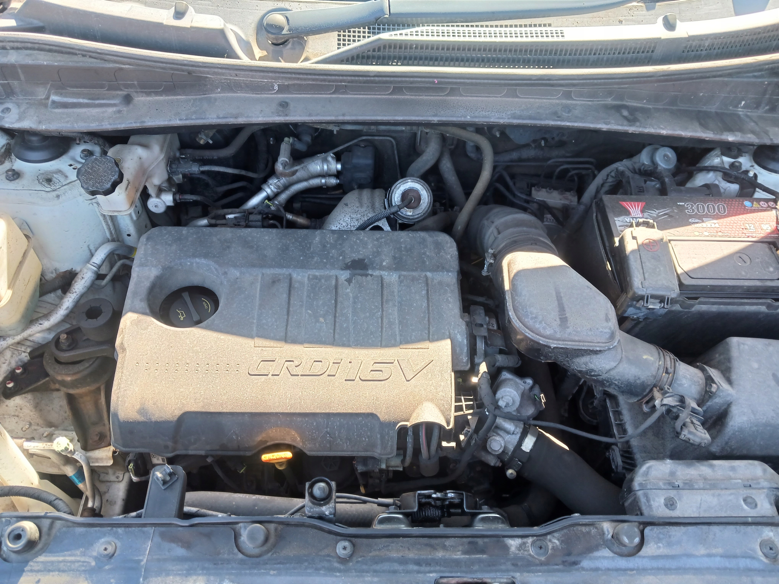 Двигатель Hyundai IX35 1.7 2013 год 60 ТЫС с дефектом