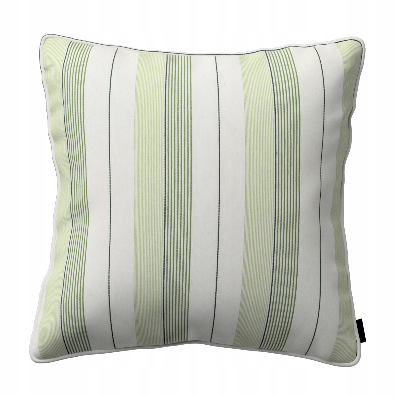 Povlak na polštář 60x60 zelené pruhy