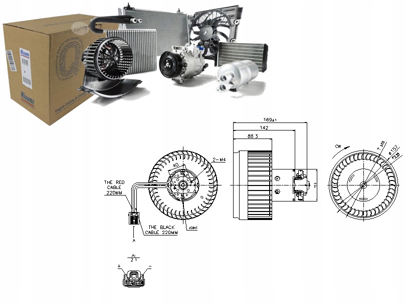 Ventilátor Ventilátoru Nissens 31320393 9171479 74069