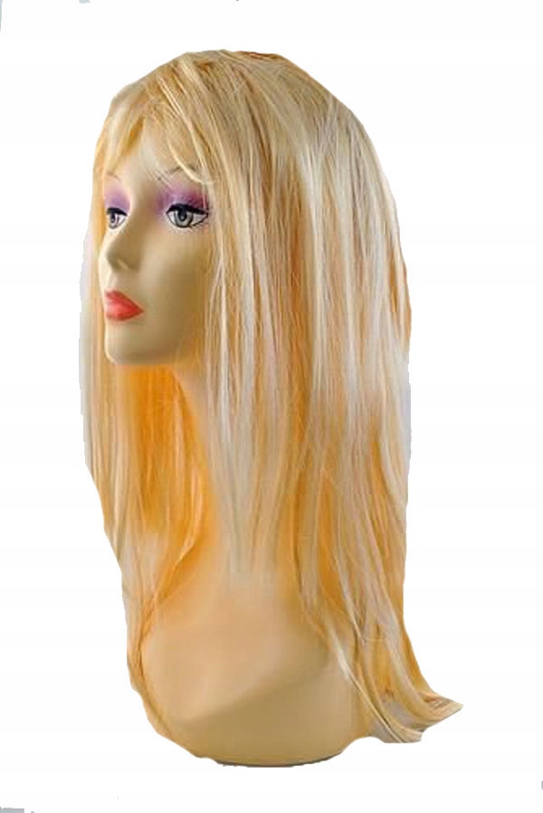 

Peruka długa Blond Damska Proste Włosy Gęsta 65cm