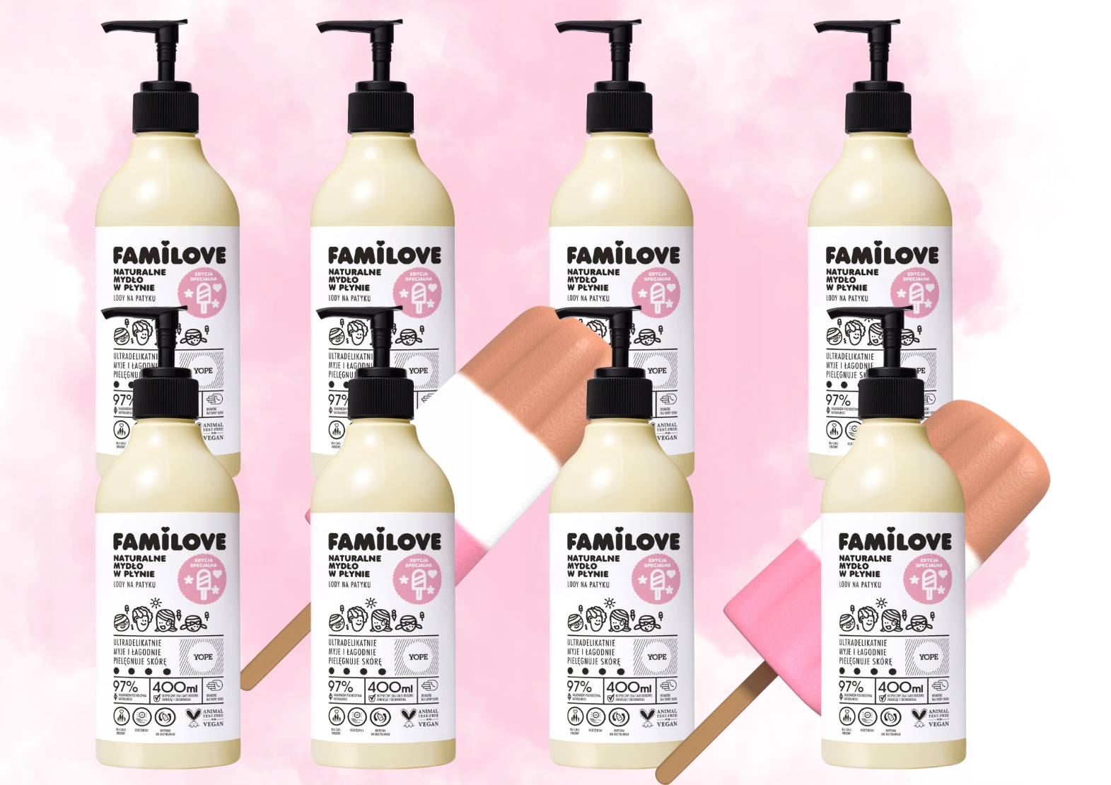 Yope Mýdlo 8x Zmrzlina na tyči