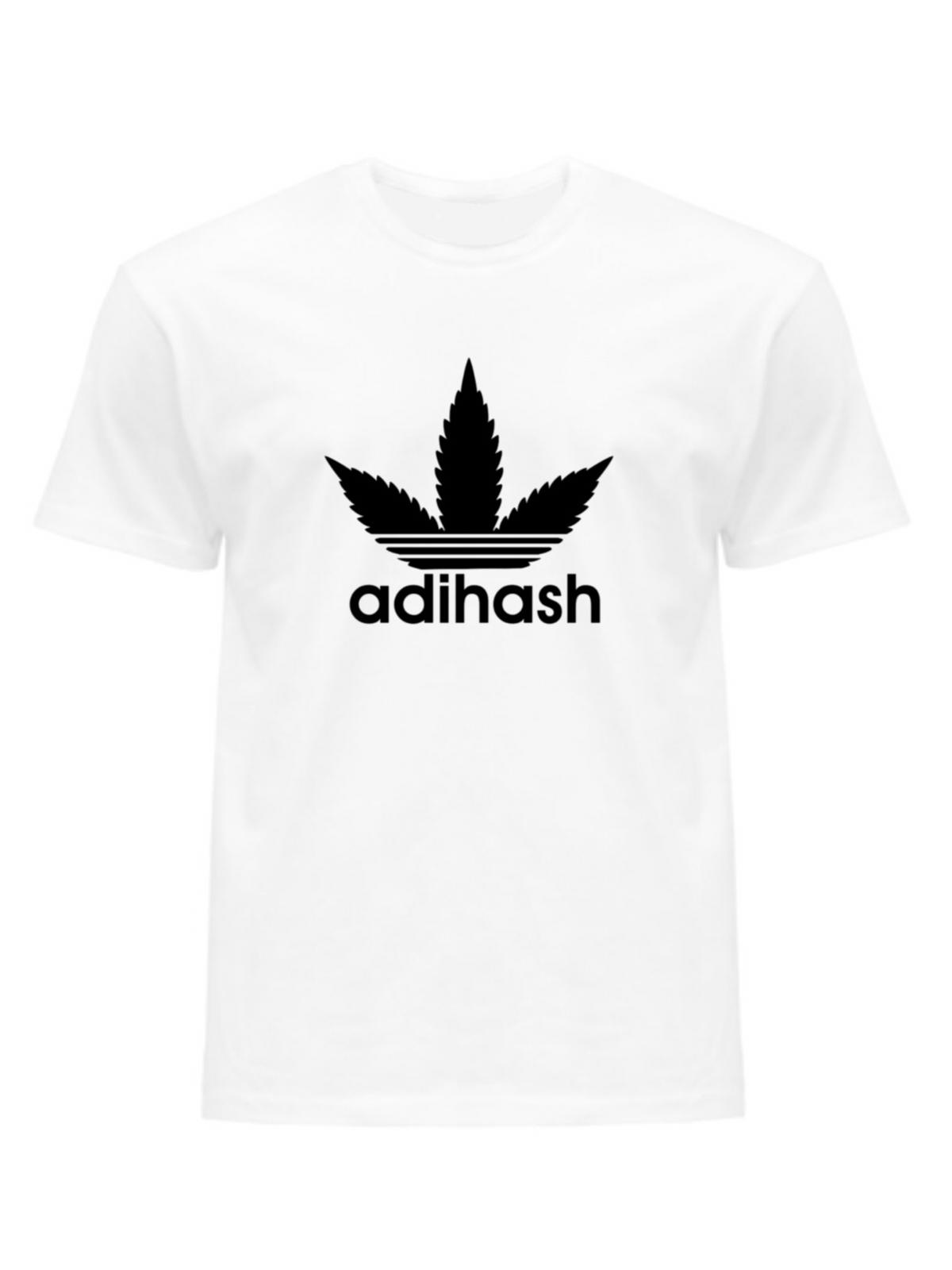 KOSZULKA T-SHIRT ADIHASH MĘSKI BIAŁY XXL