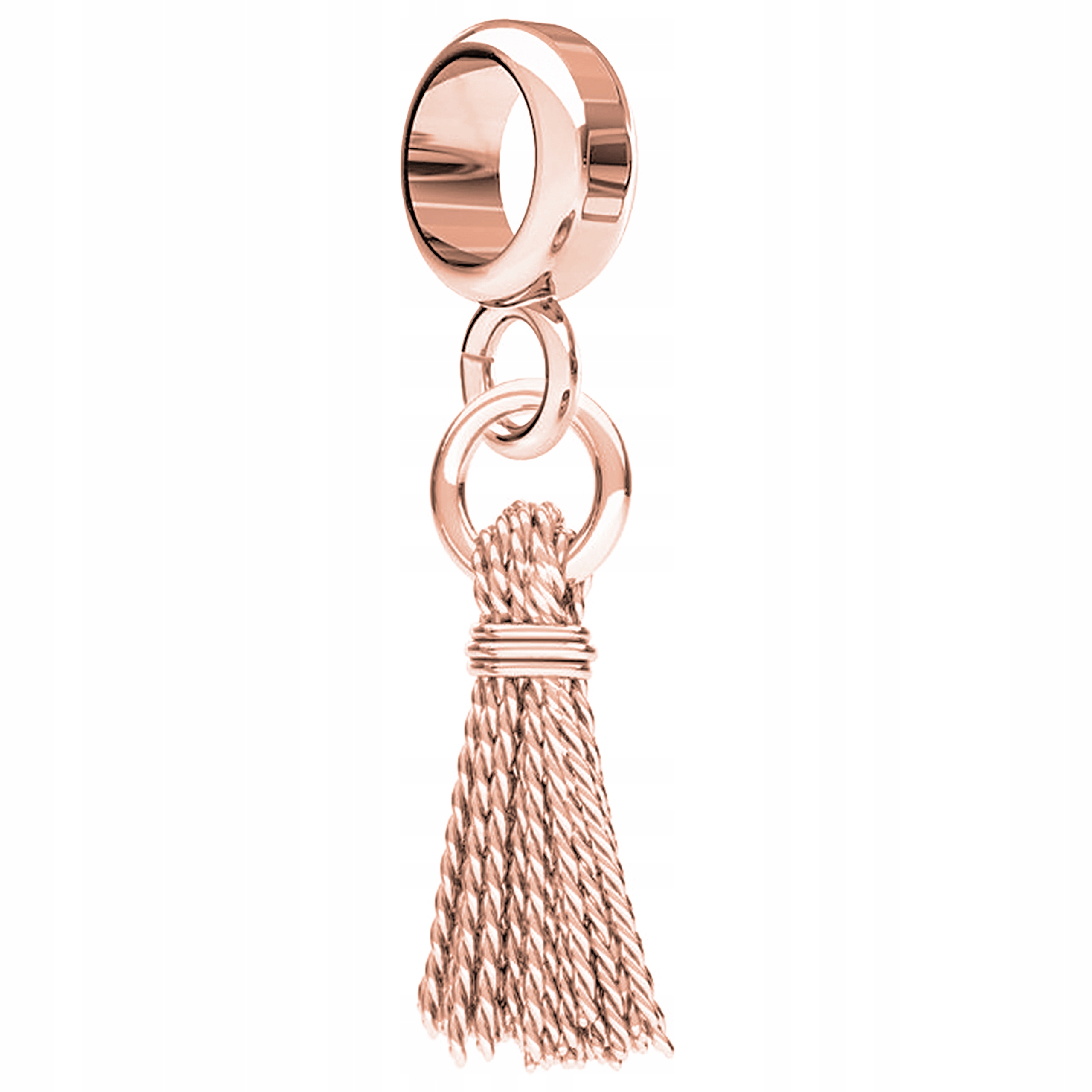 Visací přívěsek Střapec růžové zlato S925