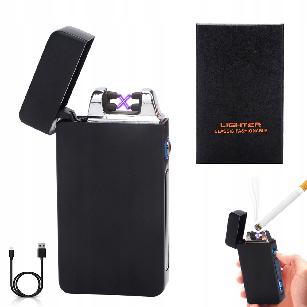 Zapalniczka Plazmowa Elektryczna Led Ładowana Usb