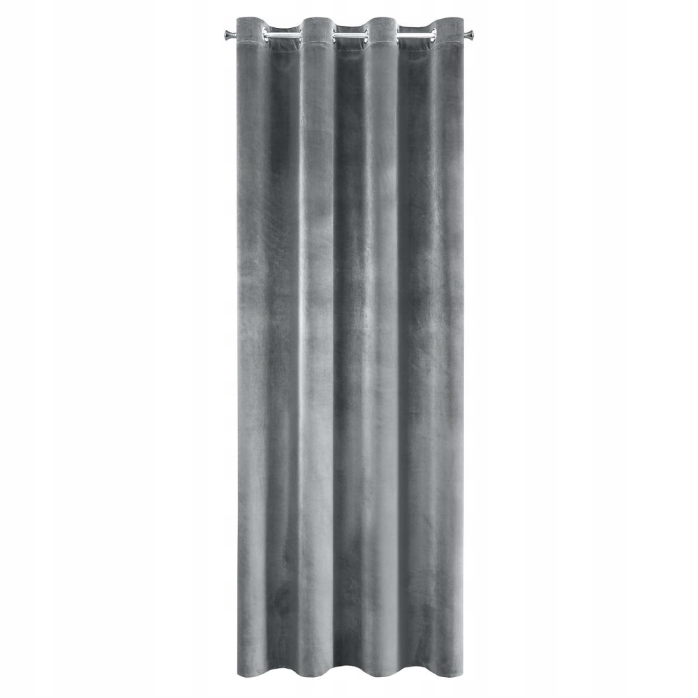 

Grafitowa zasłona welwet Skracanie