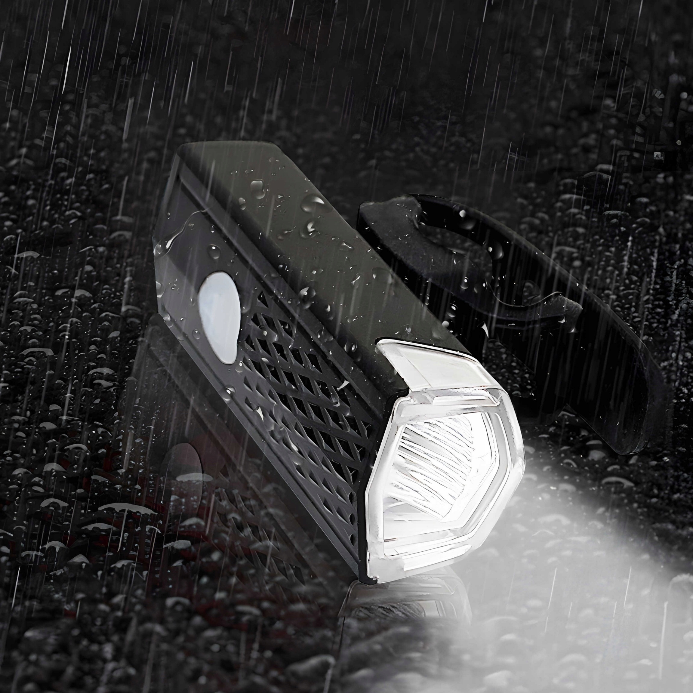 ZESTAW LAMPEK ROWEROWYCH LED PRZÓD I TYŁ DO ROWERU + USB LAMPKI ROWEROWE Model S207