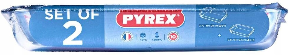 Zestaw 2 x Naczynie żaroodporne lasagne PYREX Marka Pyrex