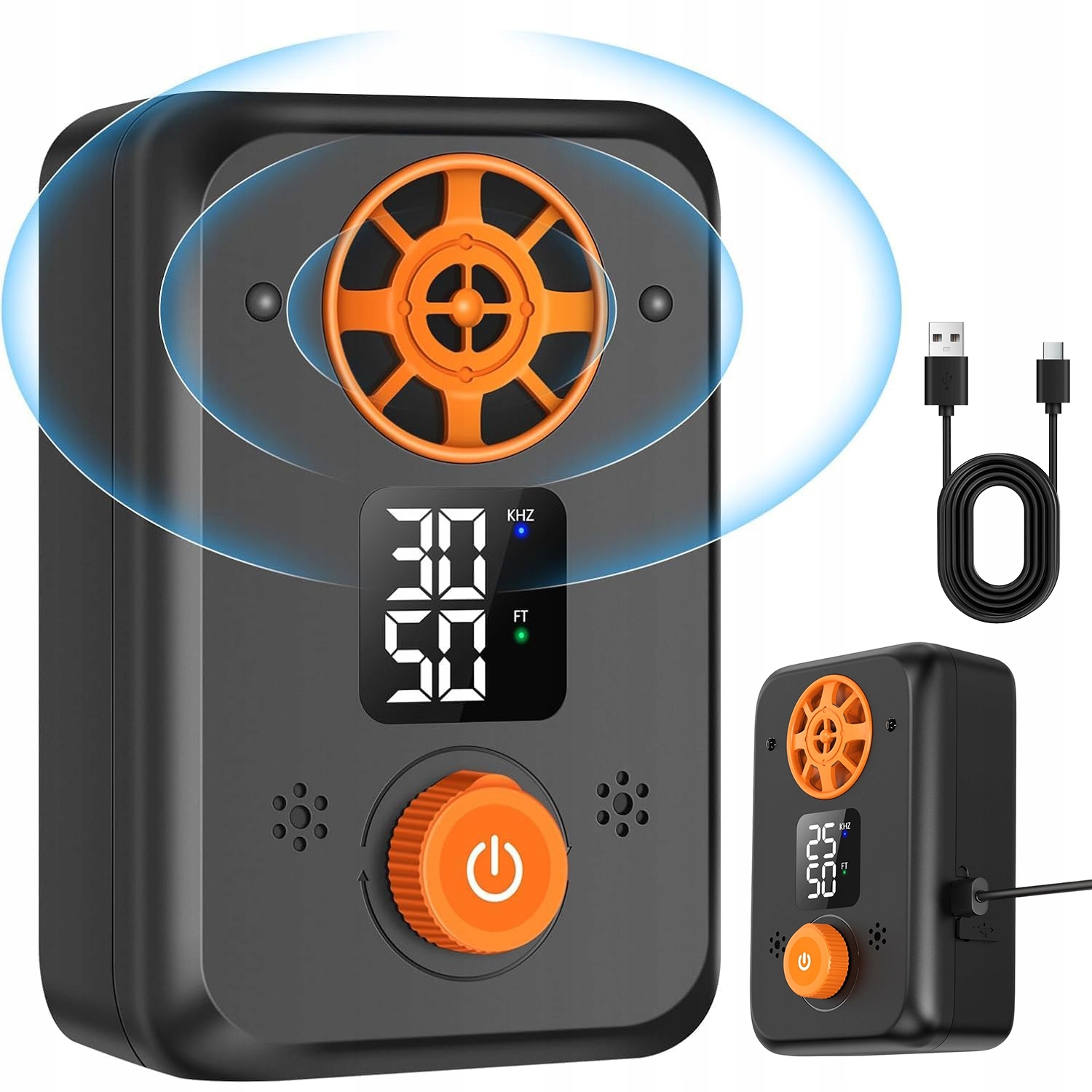 Levně Ultrazvukové Zařízení Proti Štěkání Bez Stresu Pro Psy 1200MAH