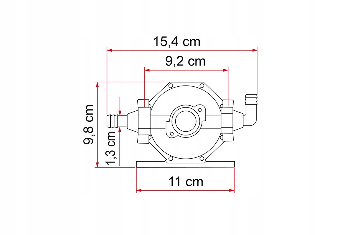 Zbiornik wyrównawczy wyrównujący ciśnieniowy FIAMMA A20 kamper Stan opakowania oryginalne