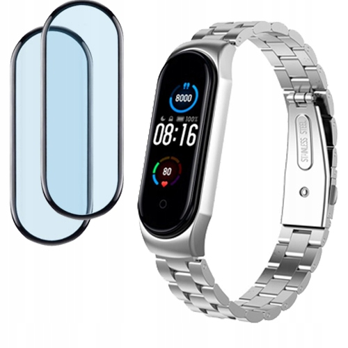 

Opaska Metal +2 Szkla do Xiaomi MI Band 6 - Kolory