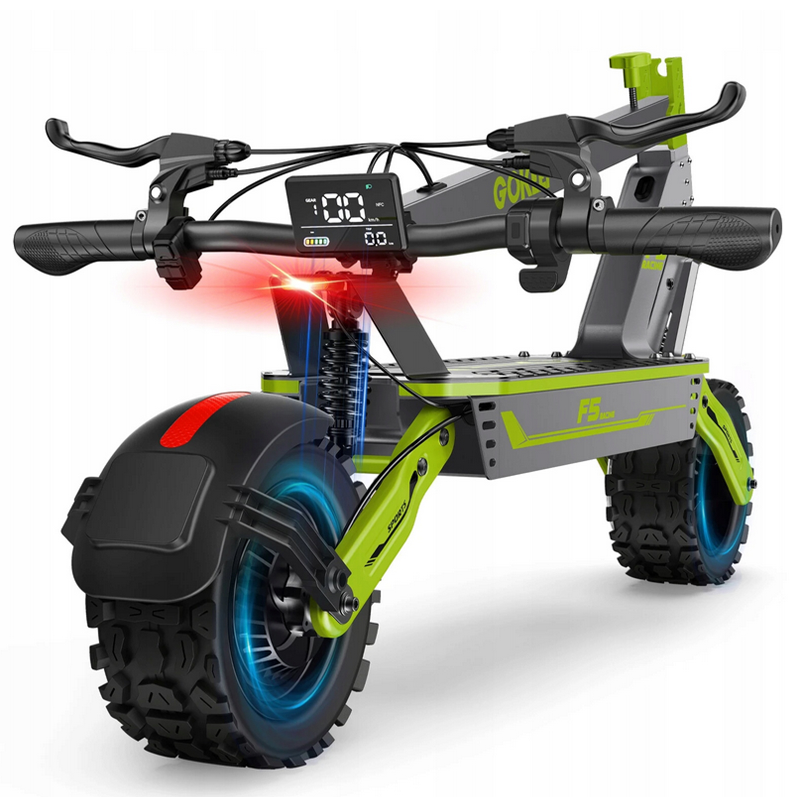 Skládací elektrické vozidlo Gokeep F5 1000W 52V 20Ah 50 km/h, dojezd 70 km, 11" terénní pneumatiky