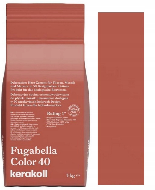 KERAKOLL FUGA FUGABELLA COLOR 40 3KG