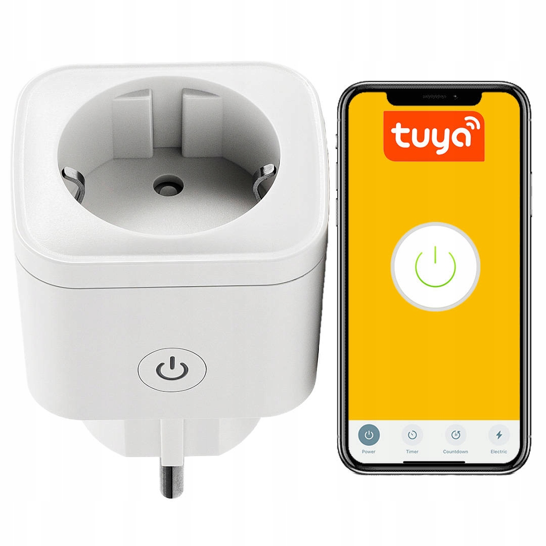 

Inteligentne Gniazdko Wifi Tuya Smart 16A Pomiar