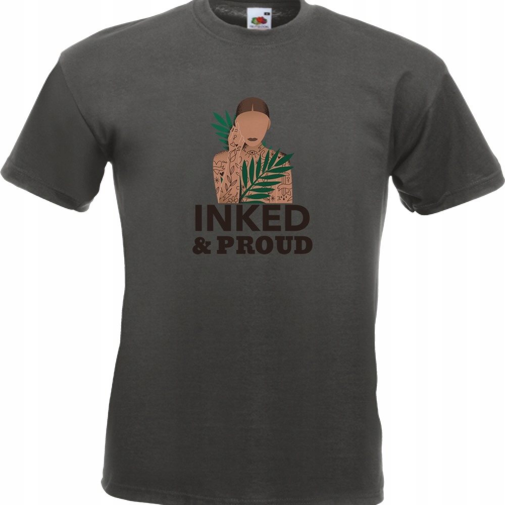 

Koszulka inked proud tatuaże L grafitowa
